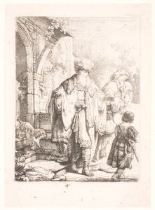 Abraham verdrijft Hagar en Ismael