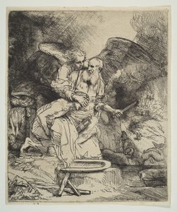 Abrahams offer door Rembrandt van Rijn
