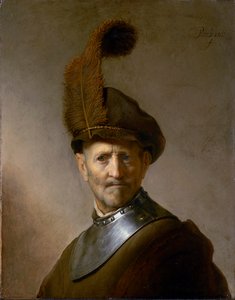 Een oude man in militair kostuum (voorheen genoemd Portret van Rembrandts vader), ca. 1630