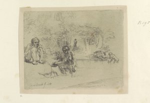 Baders door Rembrandt van Rijn