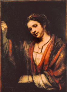 Portret van Hendrickje Stoffels door Rembrandt van Rijn
