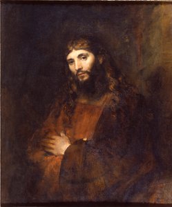 Christus met gevouwen armen door Rembrandt van Rijn