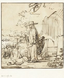 Christus verschijnt aan Maria Magdalena (Noli me tangere) door Rembrandt van Rijn