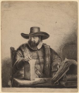 Cornelis Claesz Anslo door Rembrandt van Rijn