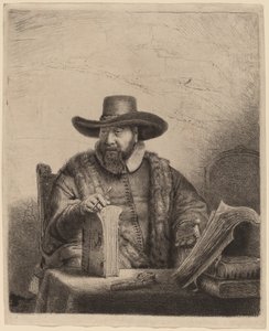 Cornelis Claesz Anslo door Rembrandt van Rijn