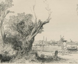 De Omval door Rembrandt van Rijn