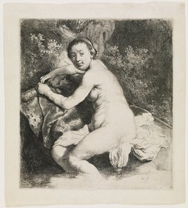 Diana in het bad door Rembrandt van Rijn
