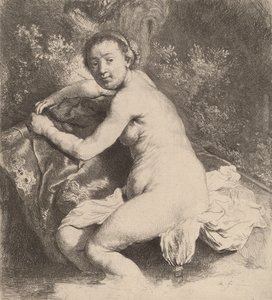 Diana in het Bad door Rembrandt van Rijn
