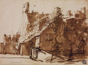 Boerderij in zonlicht