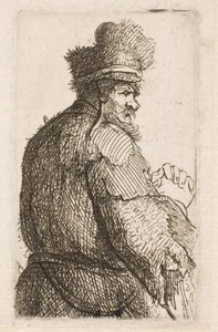 Oude man van achteren gezien