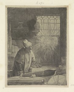 Geleerde in zijn werkkamer (Faust)