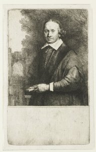 Jan Antonides van der Linden door Rembrandt van Rijn