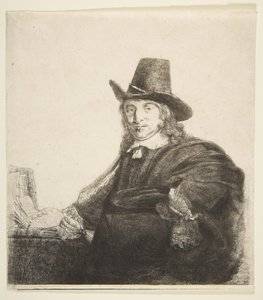 Jan Asselijn, schilder Krabbetje, ca. 1646 door Rembrandt van Rijn