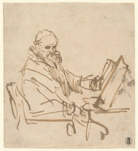 Jan Cornelisz Sylvius, de predikant door Rembrandt van Rijn