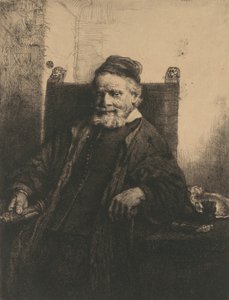 Jan Lutma, 1656 door Rembrandt van Rijn