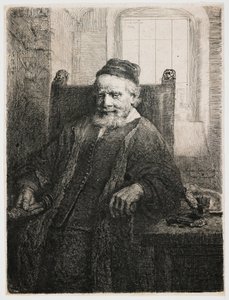 Jan Lutma, goudsmid door Rembrandt van Rijn