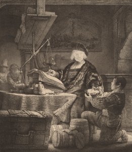 Jan Uytenbogaert, De Goudweger door Rembrandt van Rijn