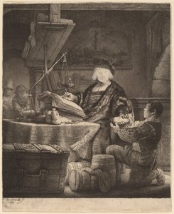 Jan Uytenbogaert, "De Goudweger" door Rembrandt van Rijn