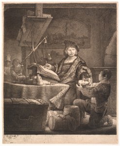 Jan Uytenbogaert, "De Goudweger" door Rembrandt van Rijn