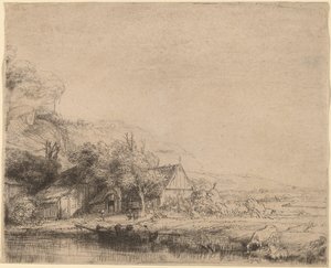 Landschap met een Koe
