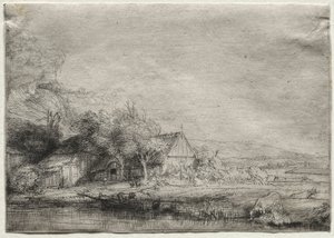 Landschap met een Koe