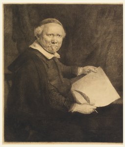 Lieven Willemsz van Coppenol, Schrijfmeester (De "Grote Coppenol") door Rembrandt van Rijn