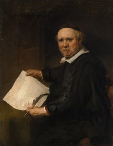 Lieven Willemsz van Coppenol geboren rond 1599, overleden 1671 of later door Rembrandt van Rijn