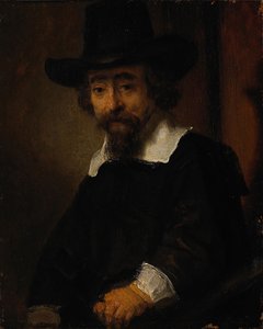 Portret van Ephraim Bueno door Rembrandt van Rijn