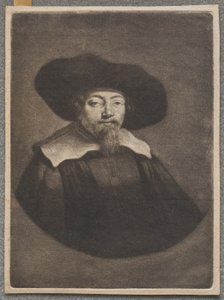 Portret van Samuel Manasseh Ben Israel door Rembrandt van Rijn