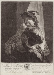 Portret van Willem Tell door Rembrandt van Rijn
