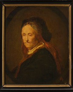 Portret van Rembrandts moeder () door Rembrandt van Rijn