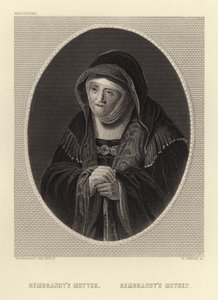 Rembrandts moeder door Rembrandt van Rijn