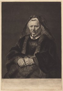 Rembrandts vrouw door Rembrandt van Rijn