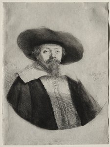 Samuel Manasseh Ben Israel door Rembrandt van Rijn
