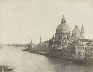 Santa Maria della Salute, Uitzicht op het Canal Grande, Venetië door Rembrandt van Rijn