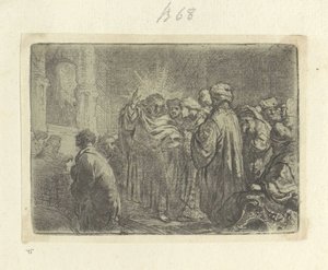 Schatpenning door Rembrandt van Rijn