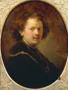 Zelfportret door Rembrandt van Rijn