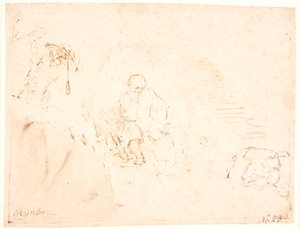 Sint Hiëronymus door Rembrandt van Rijn