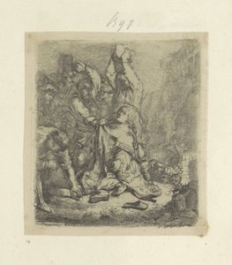Steniging van Stefanus door Rembrandt van Rijn
