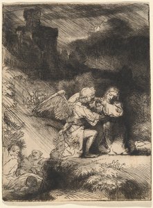 De Agonie in de Tuin door Rembrandt van Rijn