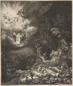 De engel verschijnt aan de herders, 1634