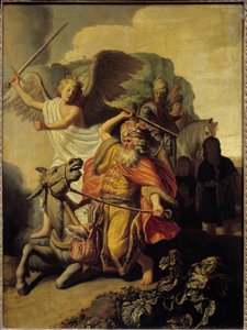 De Ezel van de Profeet Bileam, 1626 door Rembrandt van Rijn