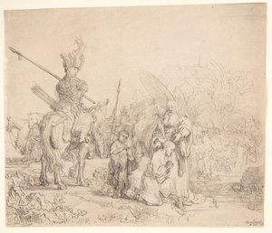 De Doop van de Eunuch door Rembrandt van Rijn
