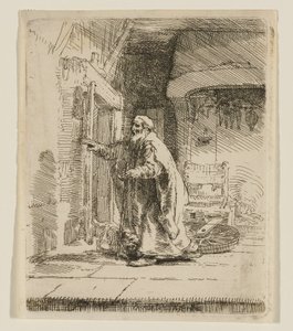 De blindheid van Tobit door Rembrandt van Rijn