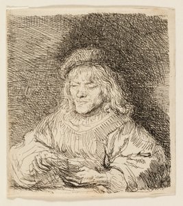 De Kaartspeler door Rembrandt van Rijn