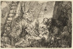 De Besnijdenis in de Stal door Rembrandt van Rijn