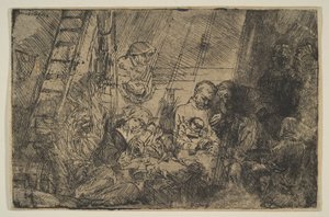 De Besnijdenis in de Stal, 1654