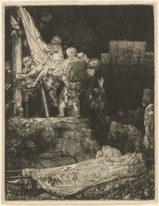 De Kruisafneming bij Fakkellicht door Rembrandt van Rijn