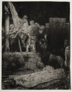 De Kruisafneming bij Fakkellicht door Rembrandt van Rijn