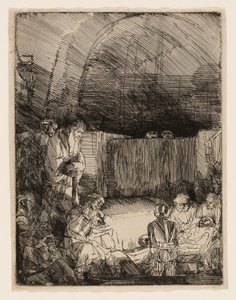 De graflegging door Rembrandt van Rijn